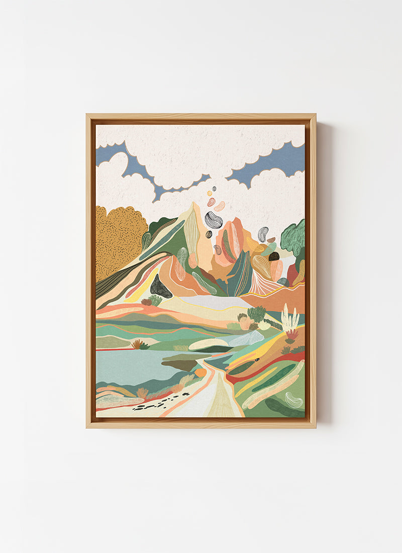 Flowing - canvas