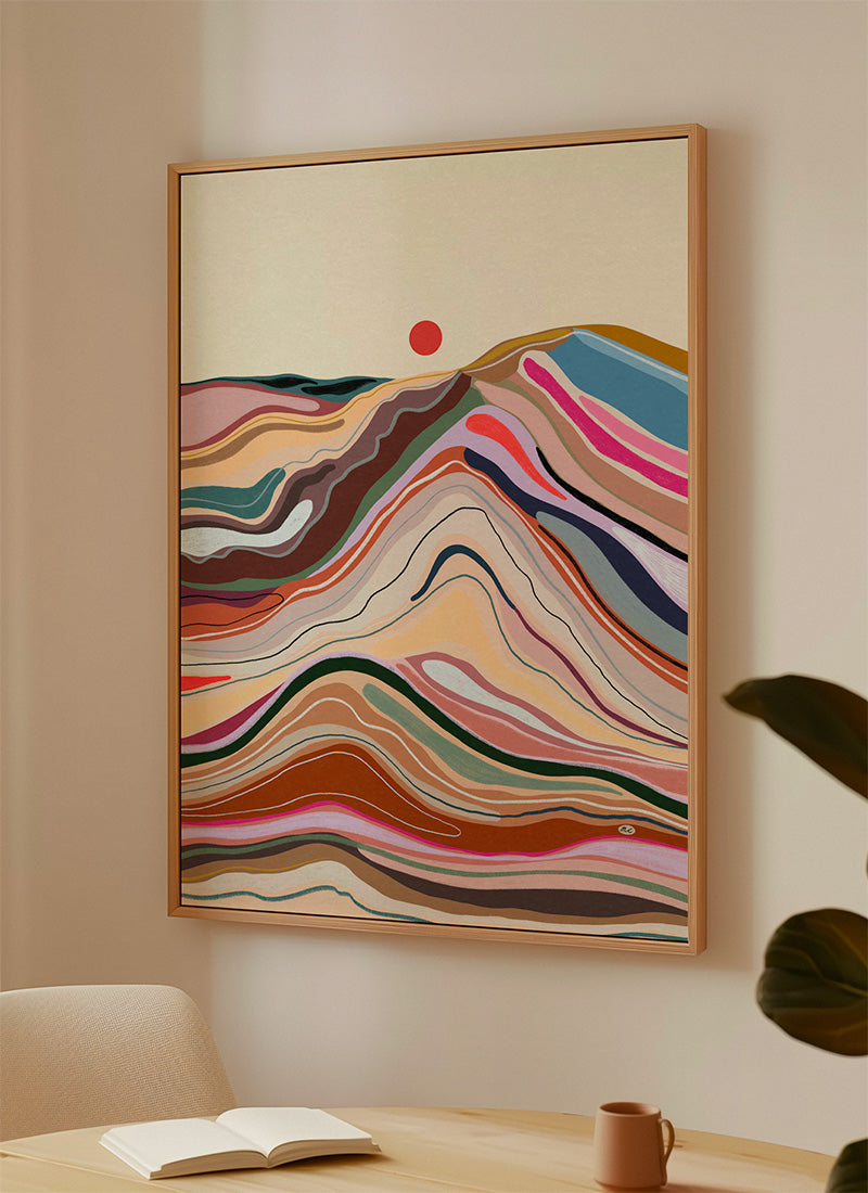 Spring sun - canvas