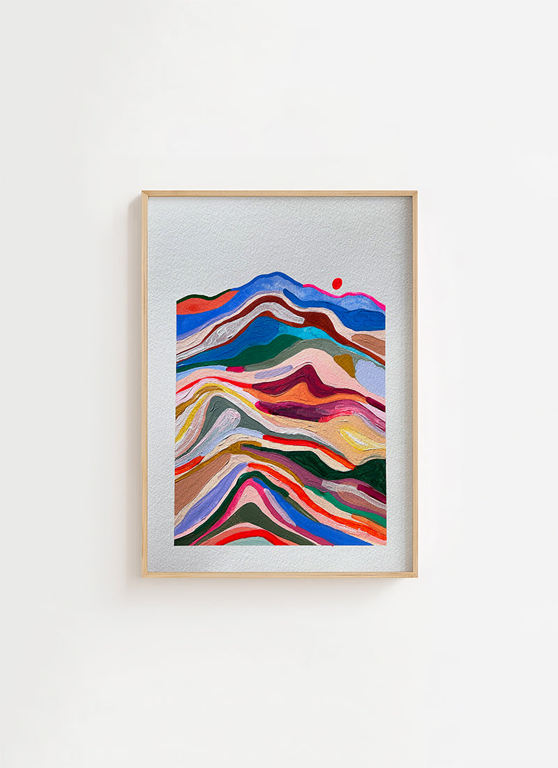 A red wine wave - original