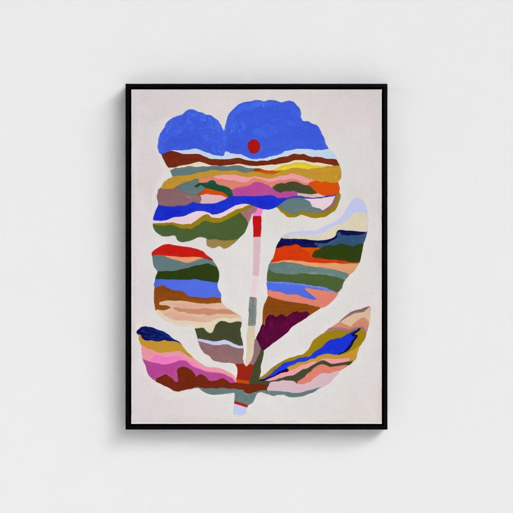 A world in a flower - canvas