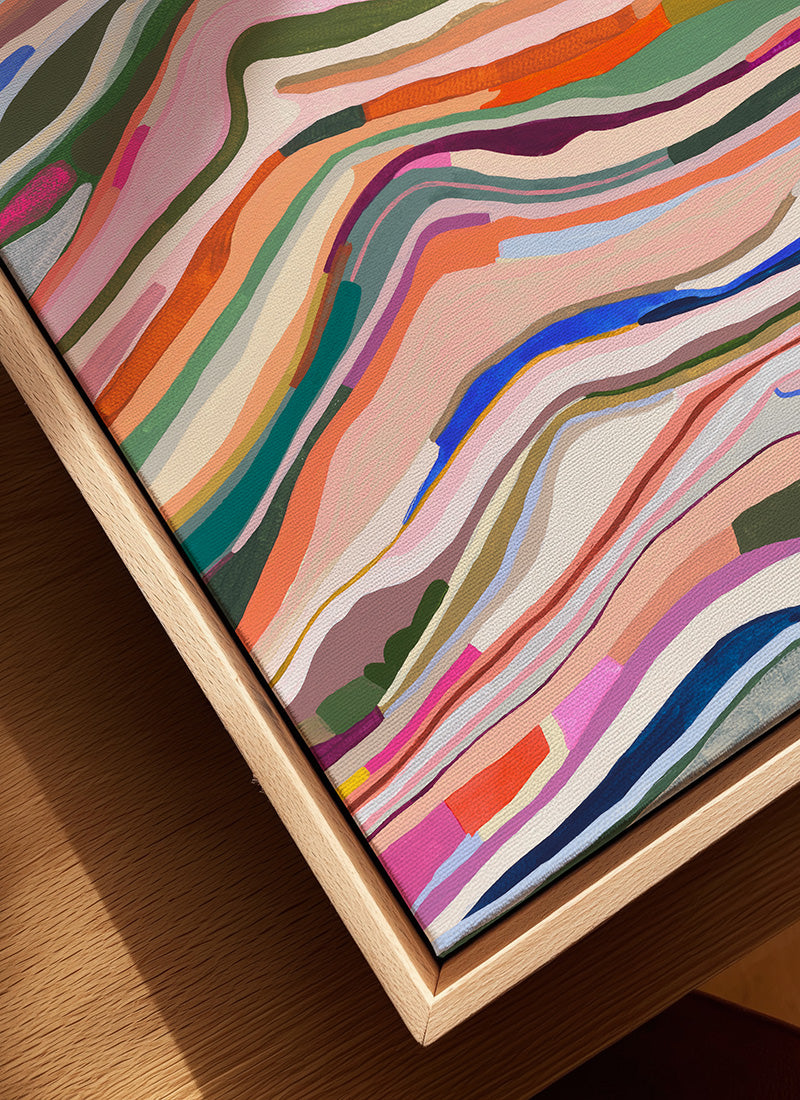 Color swims - canvas