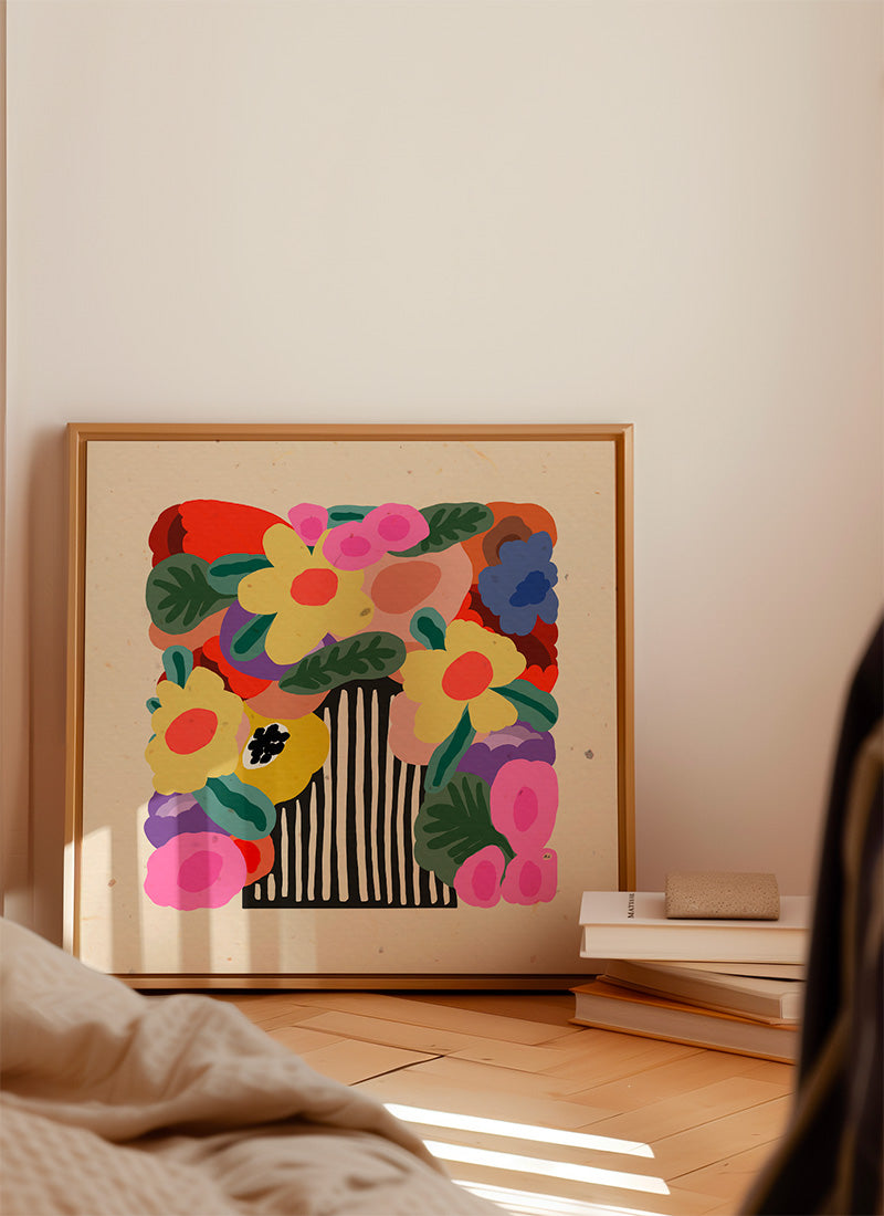 Flowers for you - square canvas