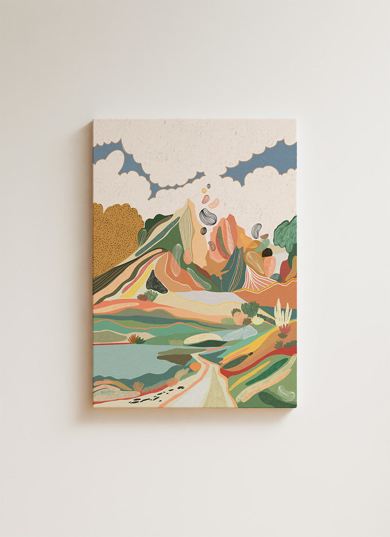 Flowing - canvas