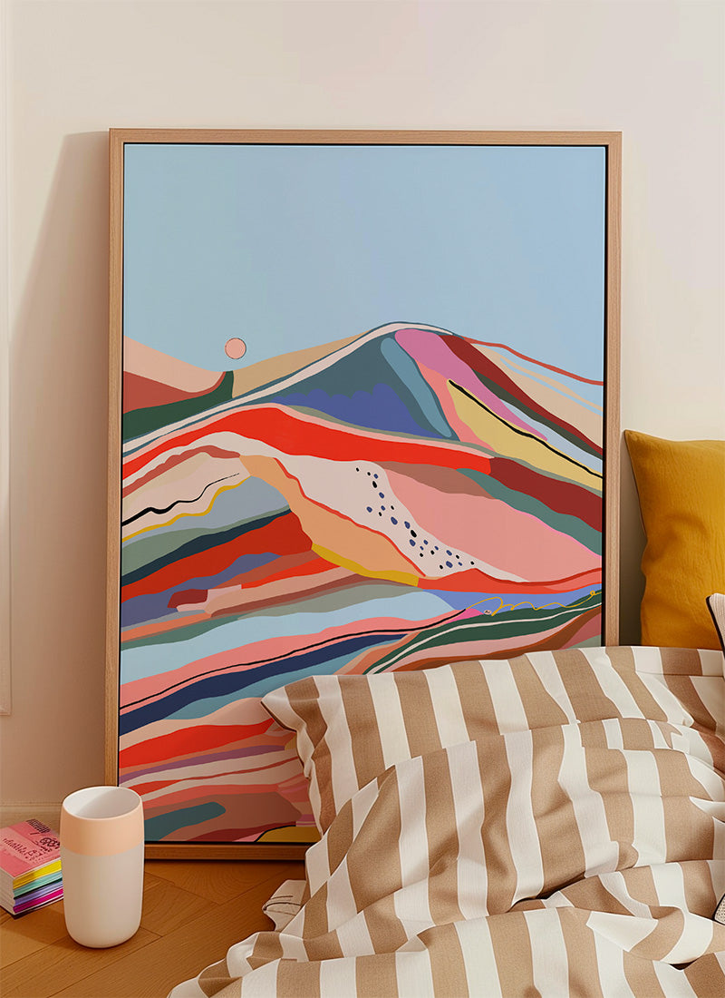Mountains embrace - canvas