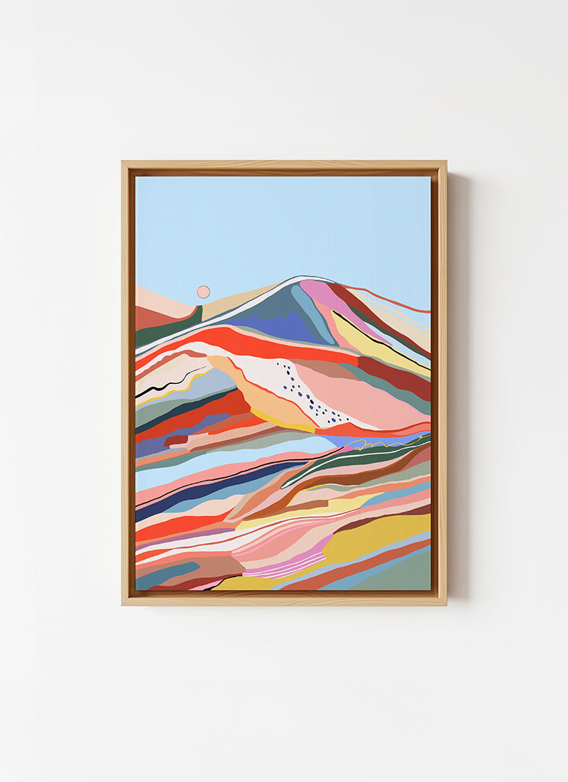 Mountains embrace - canvas