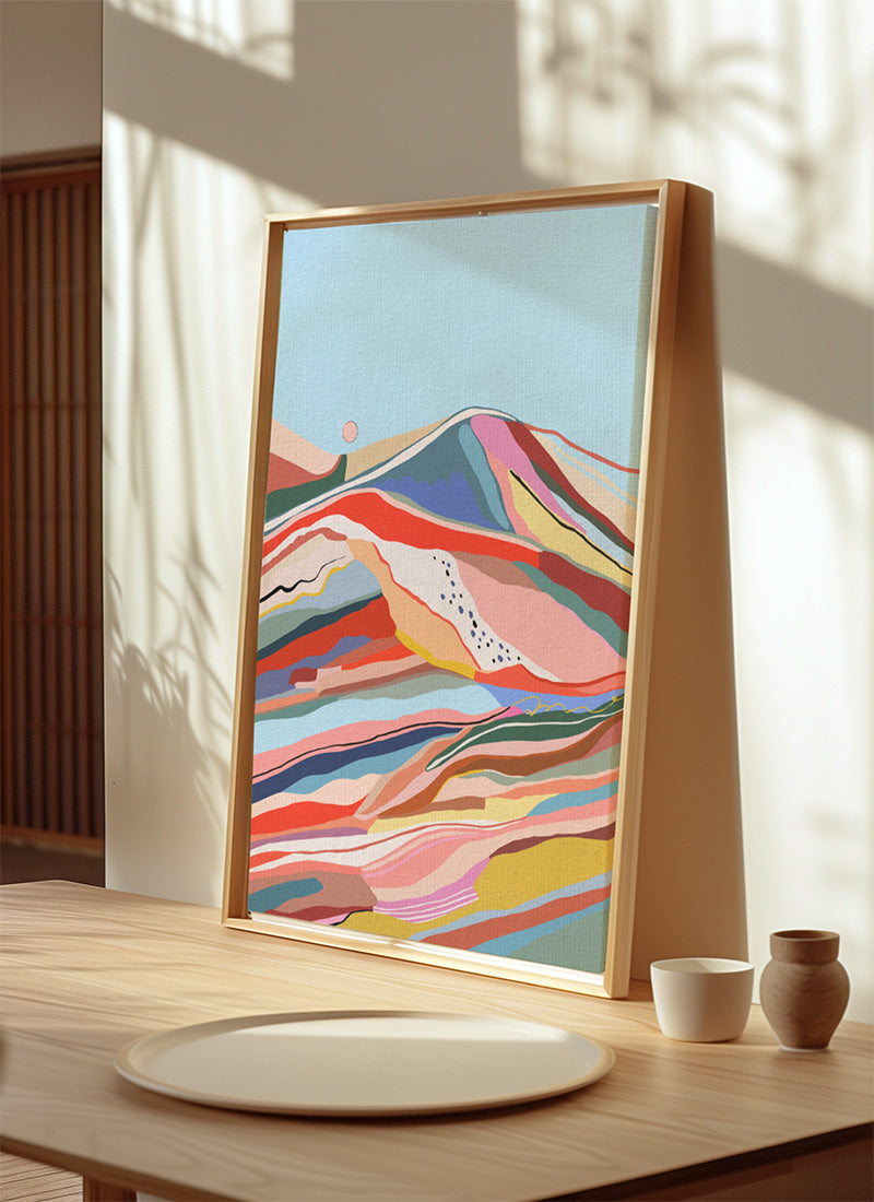 Mountains embrace - canvas
