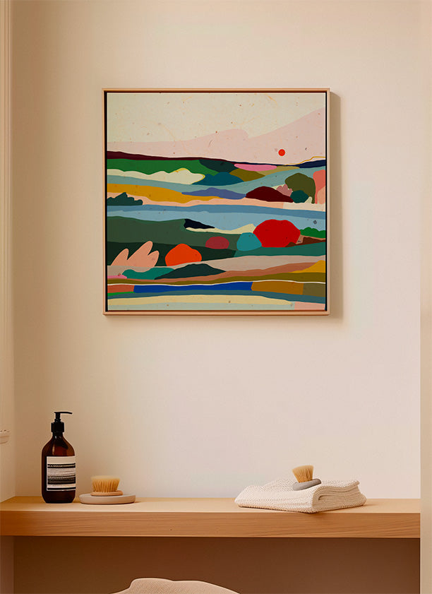 Over the hill - canvas