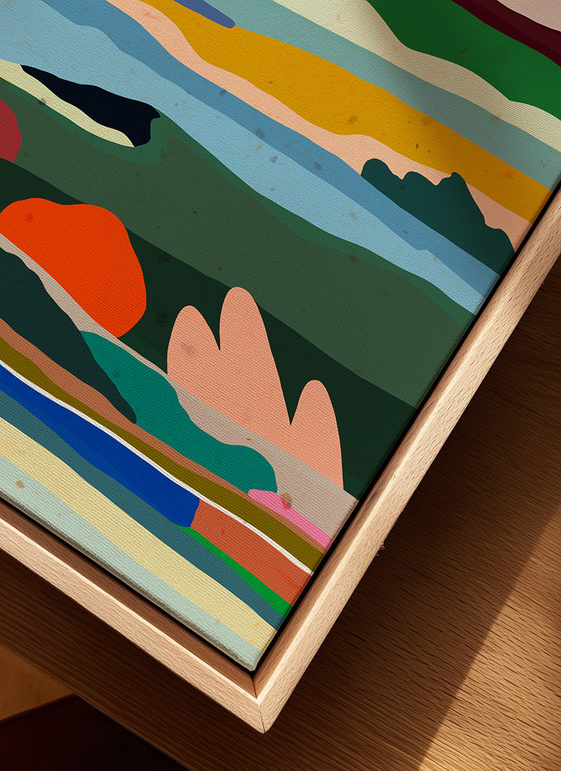 Over the hill - canvas