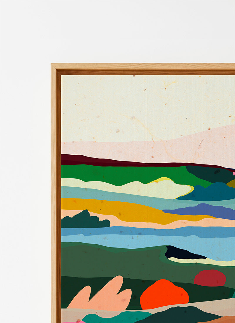 Over the hill - canvas
