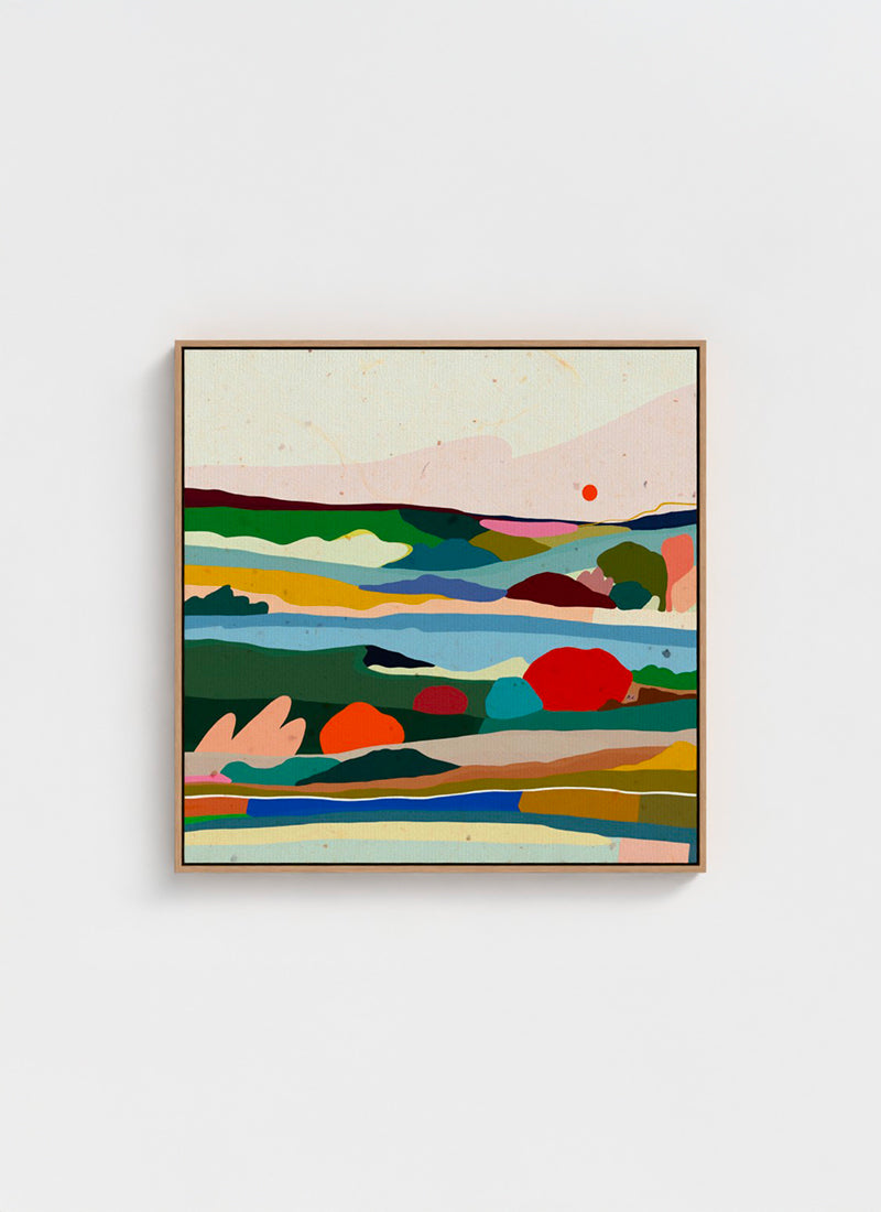 Over the hill - canvas