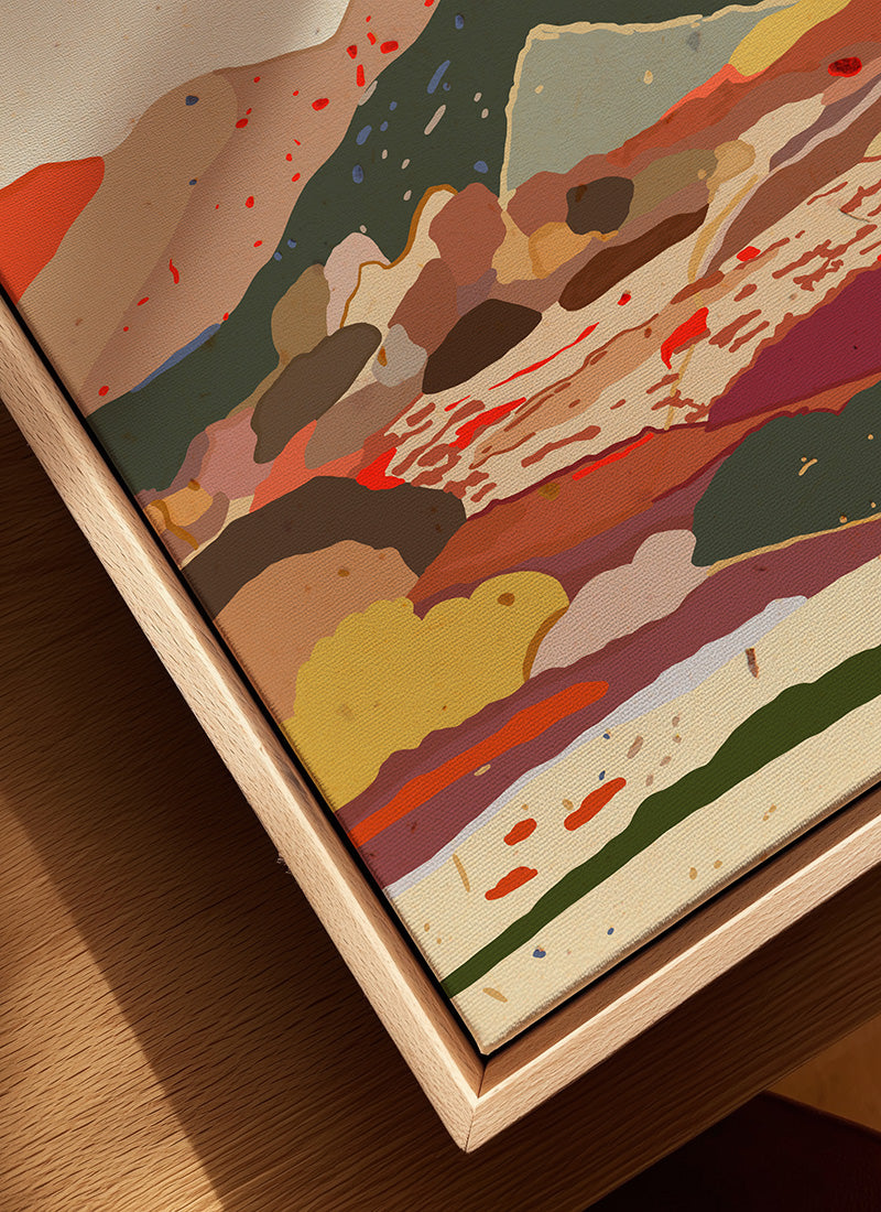 Pieces - canvas