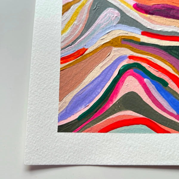A red wine wave - original