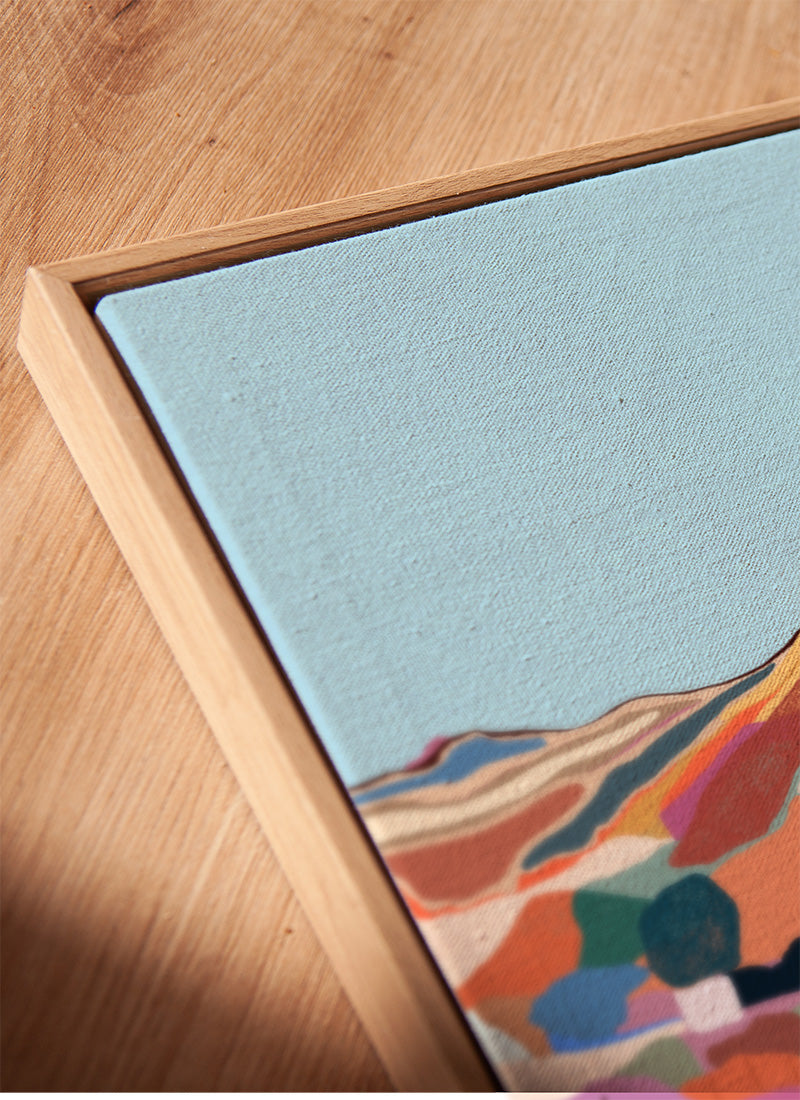 Sandstone diptych left - canvas