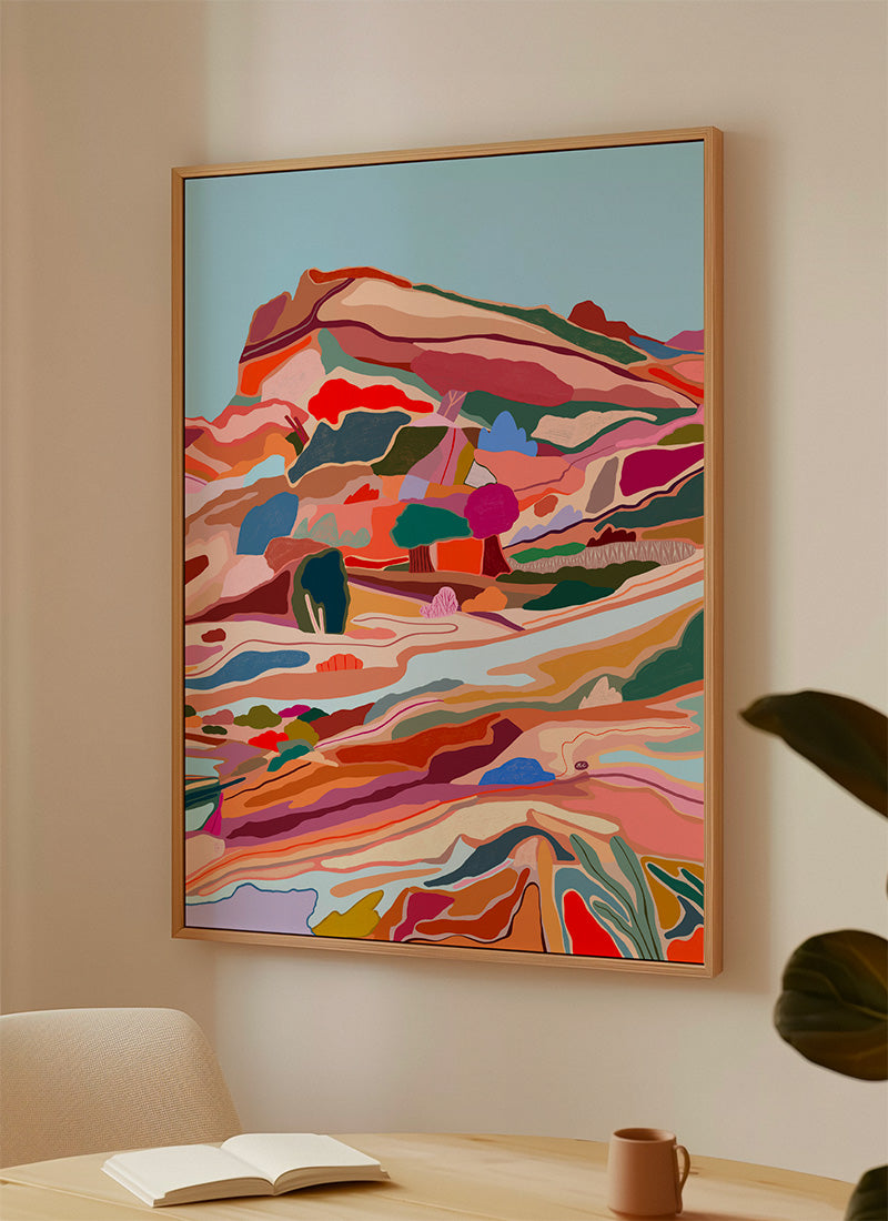 Sandstone diptych right - canvas