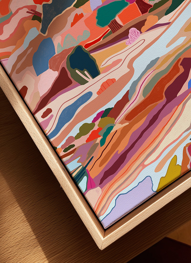 Sandstone diptych right - canvas