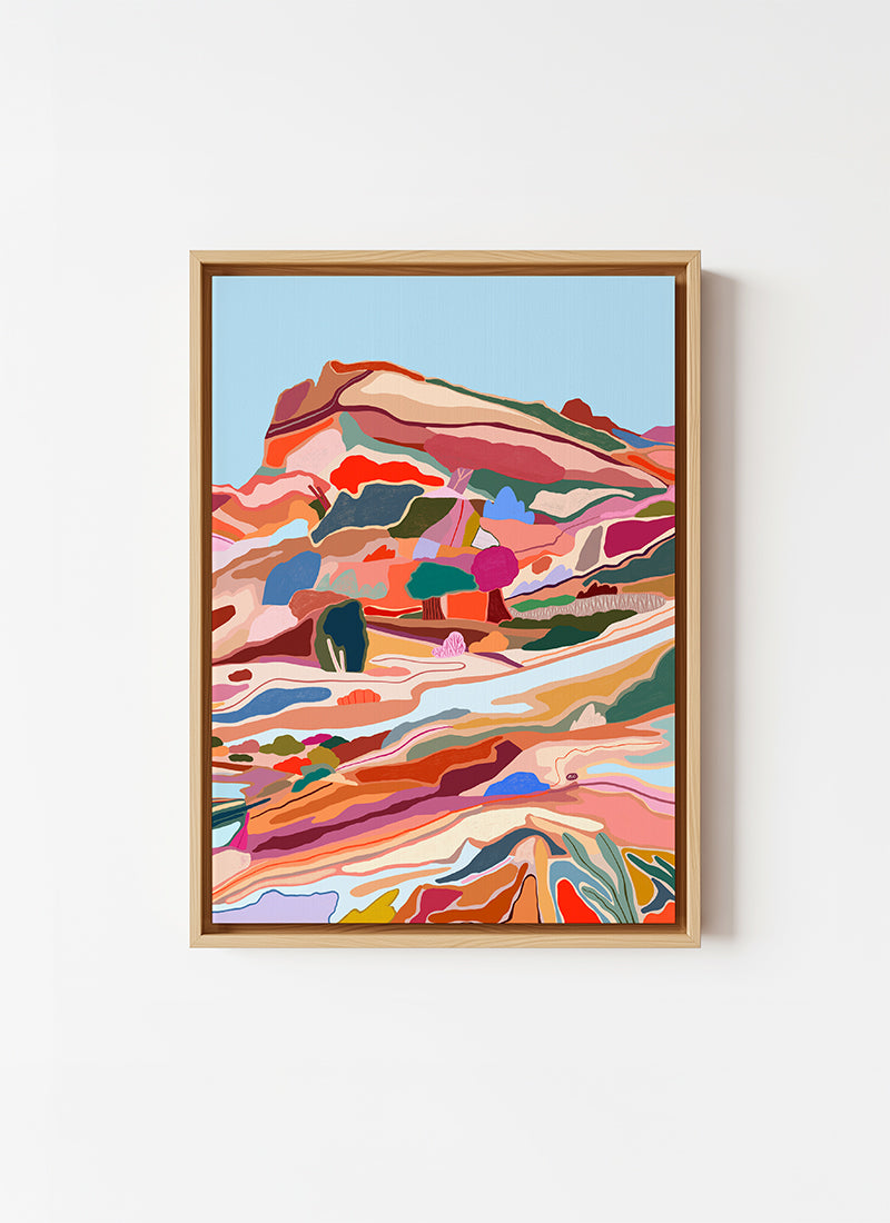 Sandstone diptych right - canvas