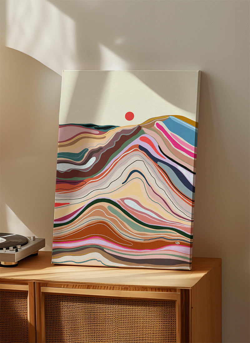 Spring sun - canvas