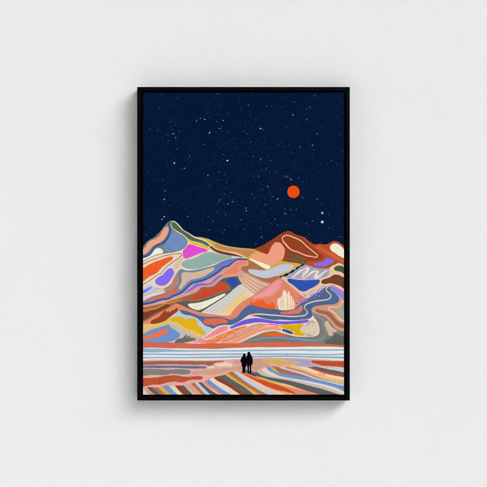 The sky above us - canvas