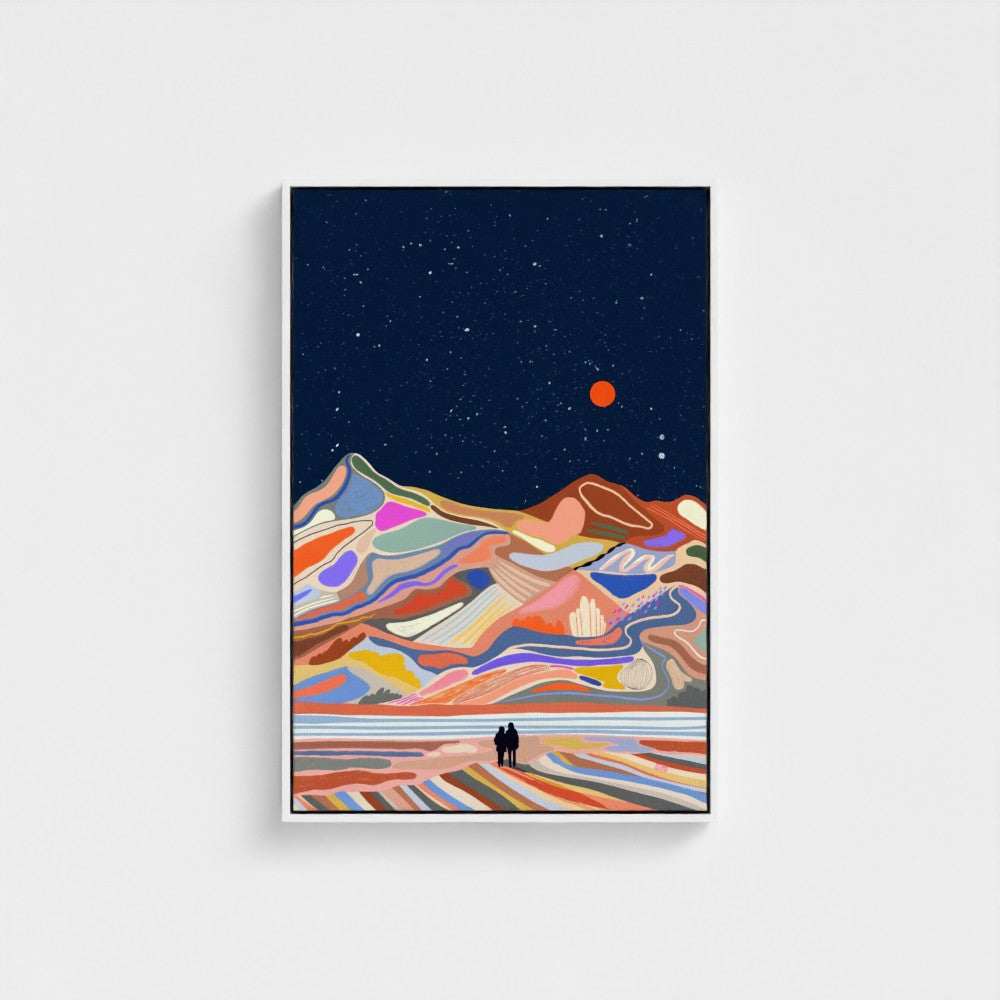 The sky above us - canvas