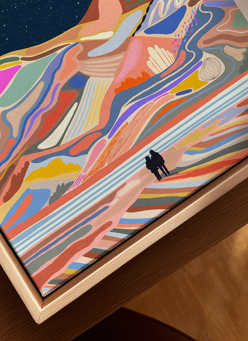 The sky above us - canvas