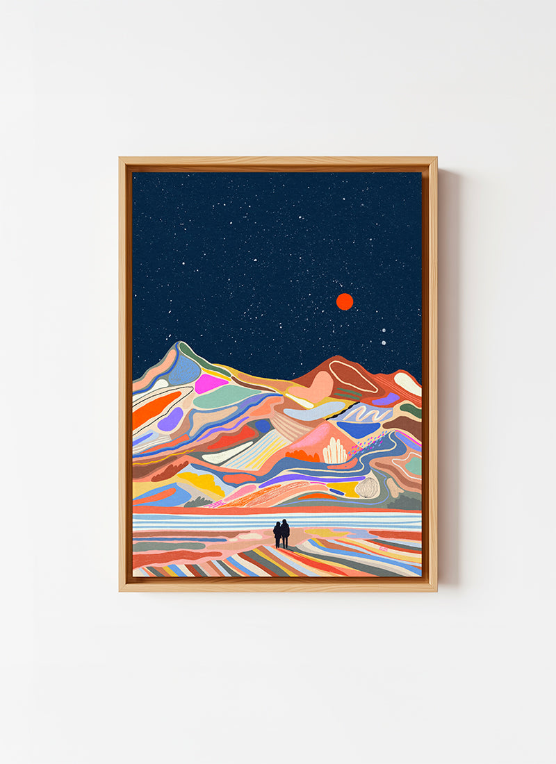 The sky above us - canvas