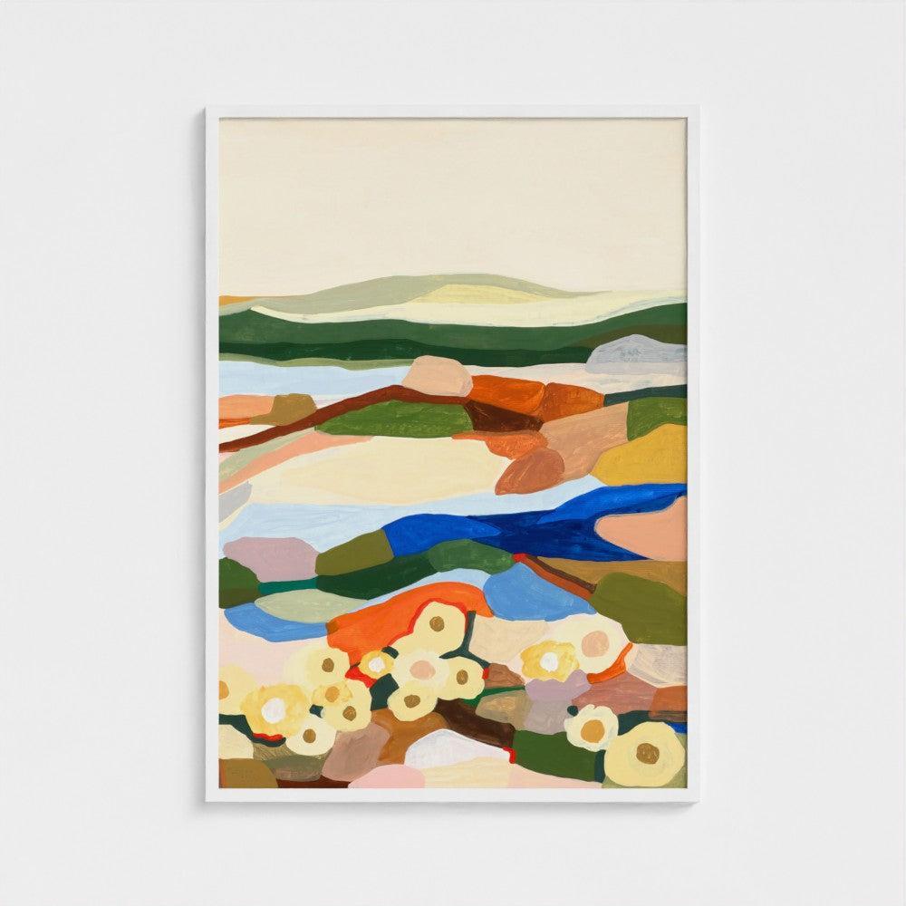 When the sunflowers sleep - diptych right