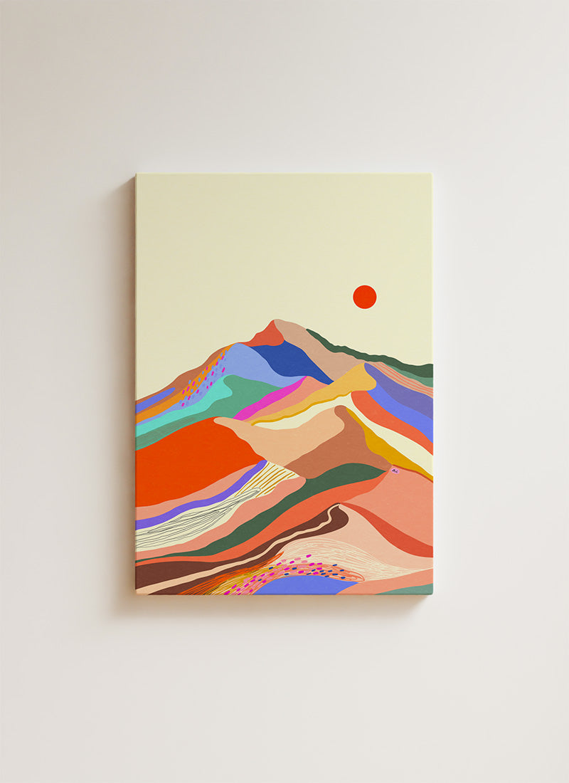 Yellow sand - canvas