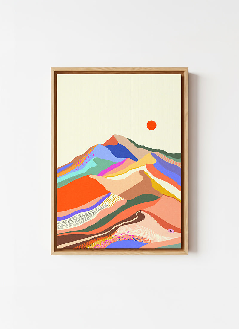 Yellow sand - canvas