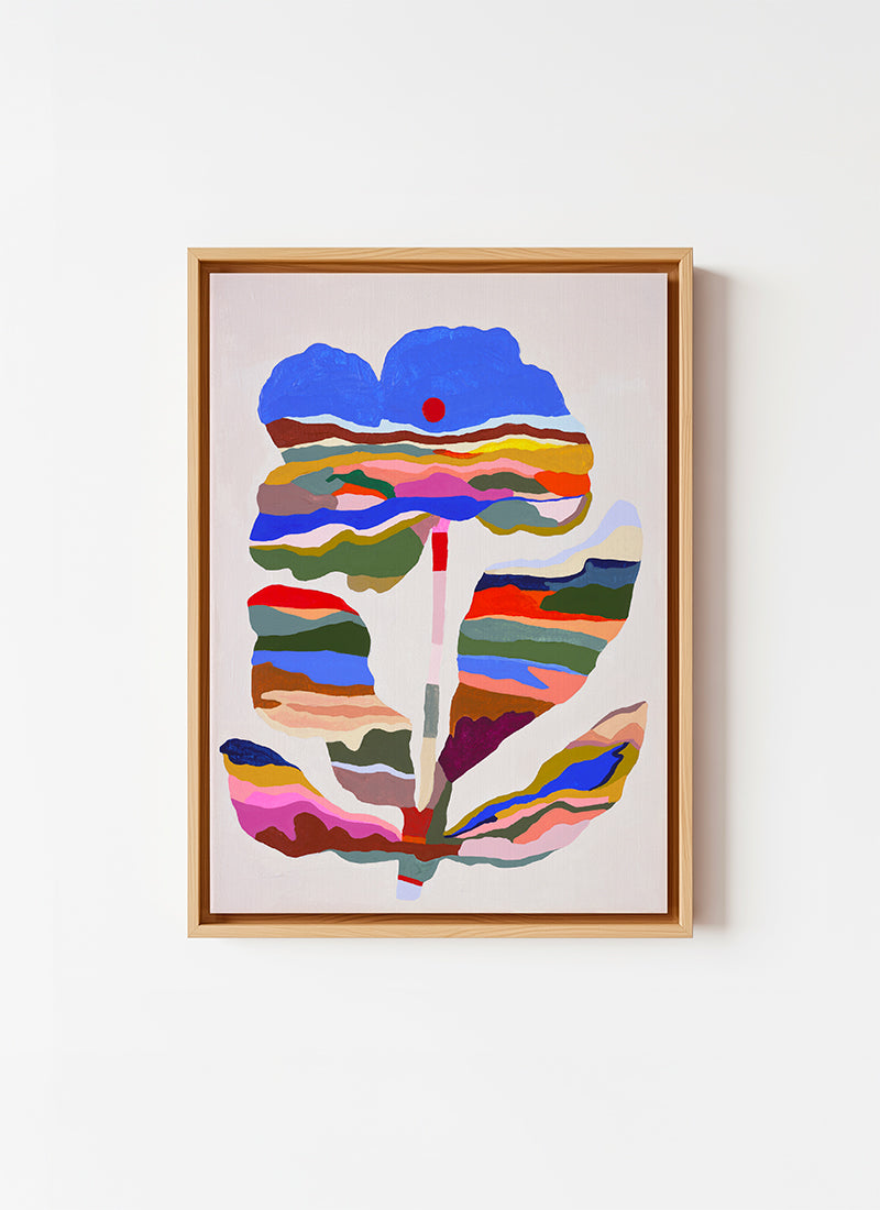 A world in a flower - canvas