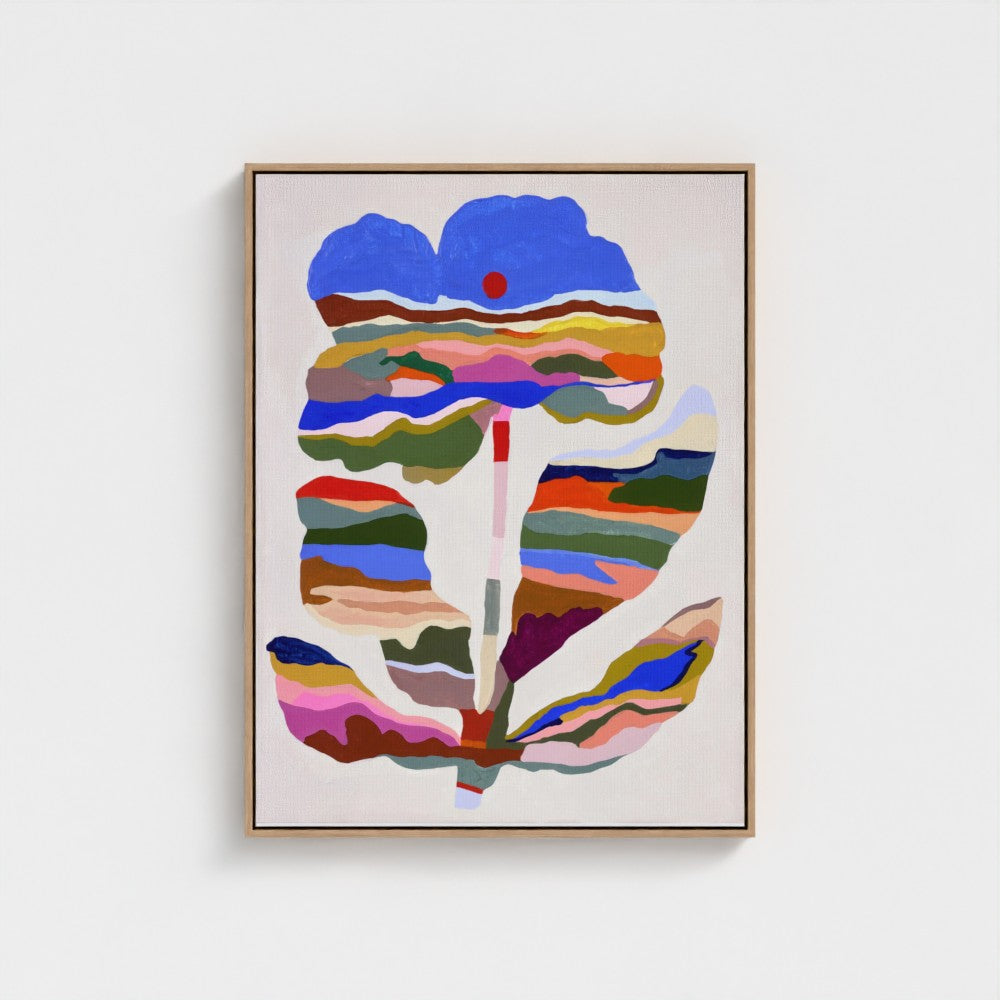 A world in a flower - canvas