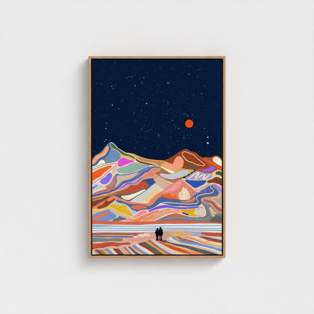 The sky above us - canvas