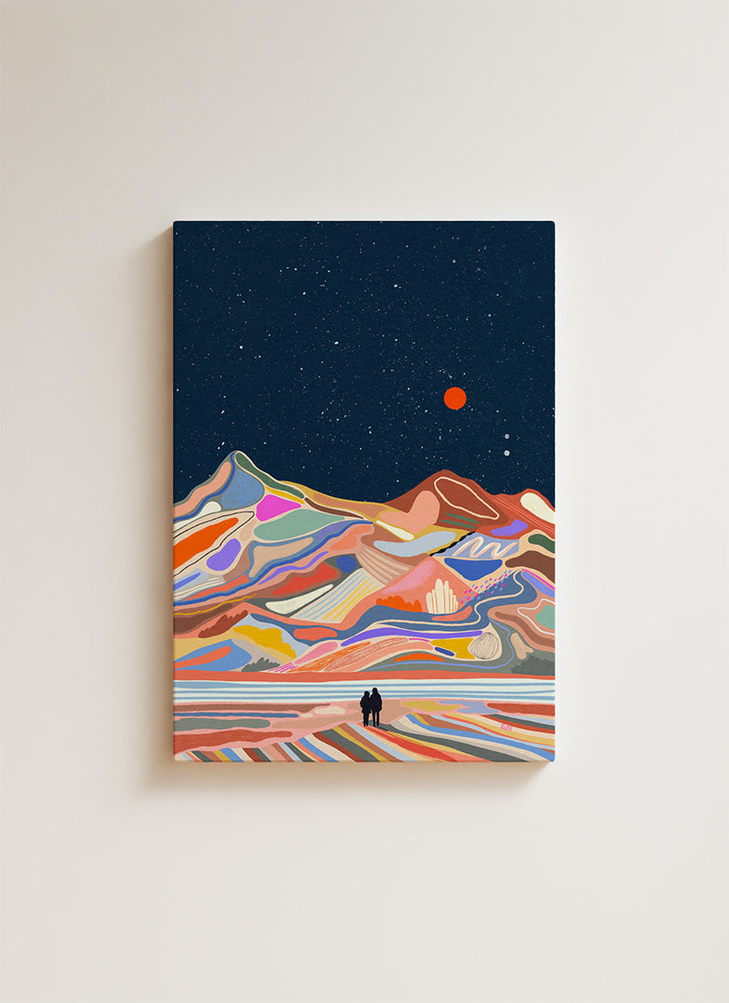 The sky above us - canvas