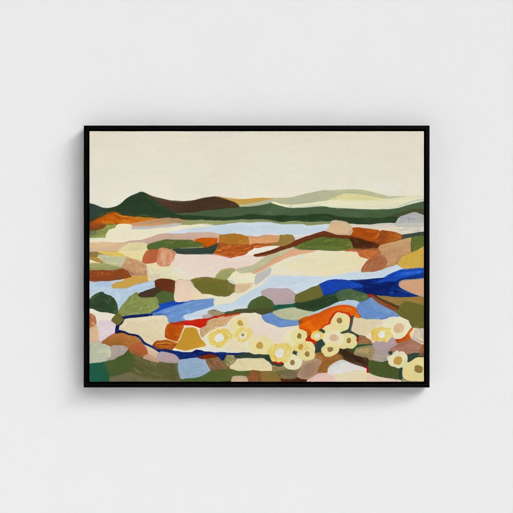 When the sunflowers sleep - canvas