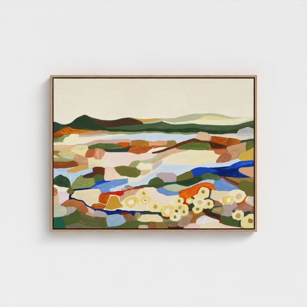 When the sunflowers sleep - canvas