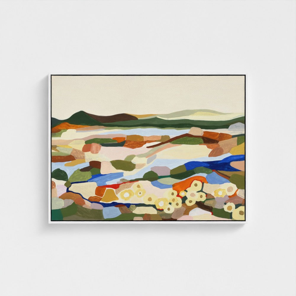 When the sunflowers sleep - canvas